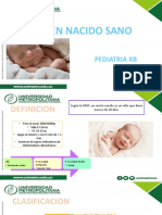 Recién nacido sano: evaluación física completa