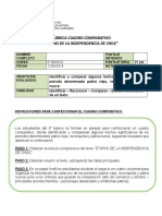 Rúbrica Cuadro Comparativo 6° Básico