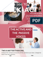 Active and Passive Voices