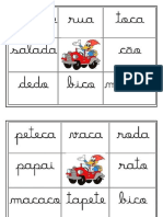 Bingo de Palavras Do Pica Pau