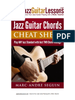 Jazz - Guitar - Chords - Cheat (Menor, Mayor, Dominante y de 6ta) PDF