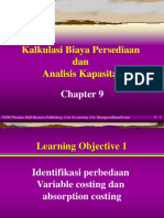 Kalkulasi Biaya Persediaan Dan Analisis Kapasitas