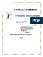 " San Martin de Socabaya High Schoool": Categoria "A"