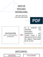 Derecho Mercantil Internacional