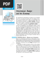 govt budget and economy
