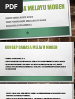 Bahasa Melayu Moden