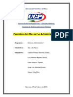 Fuentes Del Derecho Administrativo Terminado