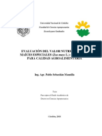 Mansilla, P. S. Evaluación Del Valor Nutricional de Maíces Especiales PDF