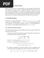 1.1 Introduction To Fourier Series: A+t B+T T