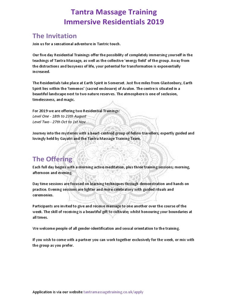 2019 TMT Residential Brochure | PDF | Tantra