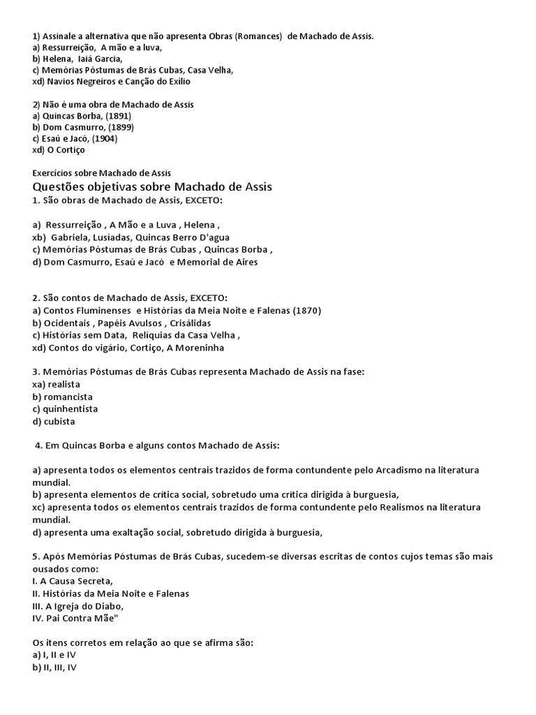 Machado de Assis, PDF