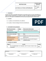 Inventario Cíclico en el Centro de Distribución