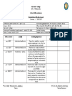 ASIP Form No 6 Interns Weekly Journal