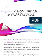 Sistem Komunikasi Intrapersonal