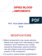2019 Modified Blood Components