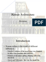 Roman Architecture: Revision