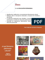 1 Qué Es El Patrimonio Cultural PDF