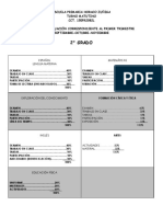 Escala de Evaluación Primer Trimestre