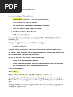 Social Media Strategy