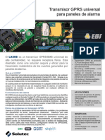 Transmisor GPRS universal para paneles de alarma