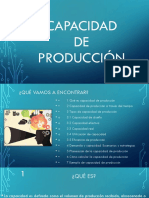 Capacidad de Producción