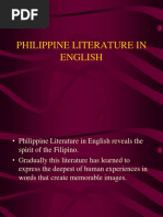 Philippine Literature in English