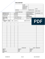 Liquid Penetrant Testing Report Summary