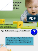 Perkembangan Fisik Motorik Bayi 0-6 Bulan