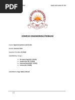 Complex Engineering Problem Signals and Systems EE-231L