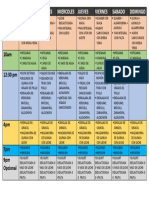 Menú semanal nutritivo con granos andinos