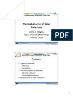 1 1 c Thermal Analysis of Solar Collectors