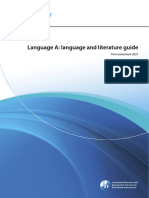 Language a- Language and Literature Guide
