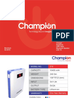 Champion Catalogue