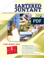 Union Budget 2019: Journal of The Institute of Chartered Accountants of India