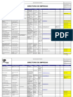 Directorio de Empresas (UPCH SAC 201.RG 01)