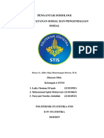 PENGANTAR SOSIOLOGI 'Tatanan Sosial Dan Pengendalian Sosial'1