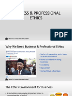 Business & Professional Ethics: Trisakti School of Management