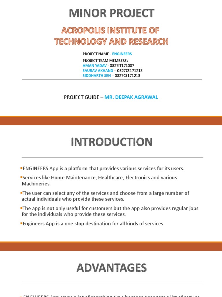 Engineers App: All-in-One Service Platform | PDF | Technology & Engineering