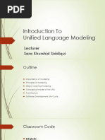 Introduction To Unified Language Modeling: Lecturer Sara Khurshid Siddiqui