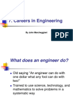 Careers in Engineering: by John Marcheggiani