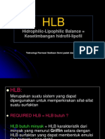 Hidrophilic-Lipophilic Balance Kesetimbangan Hidrofil-Lipofil