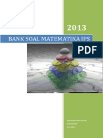 Bank Soal Matematika IPS 2013