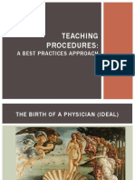 Teaching Procedures