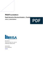 RISA Foundation Manual PDF