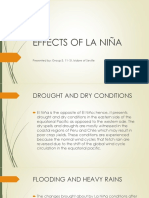 Effects of La Niña: Presented By: Group 5, 11-St. Isidore of Seville