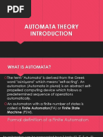 Automata Theory Introduction