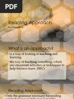 Reading Approach: Pio Melancolico JR