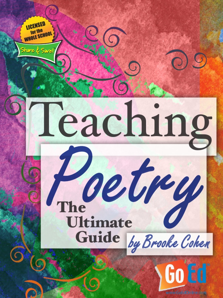 Poetry The Ultimate Guide | PDF | Rubric (Academic) | Teachers