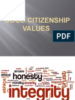 Good Citizenship Values