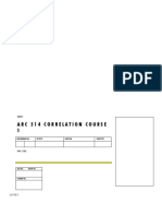 ARC 514 Correlation Course Activity Paper